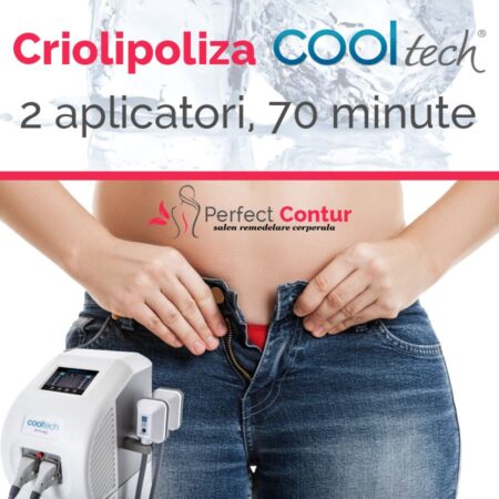 sedinta criolipoliza cooltech 2 aplicatori 70 minute